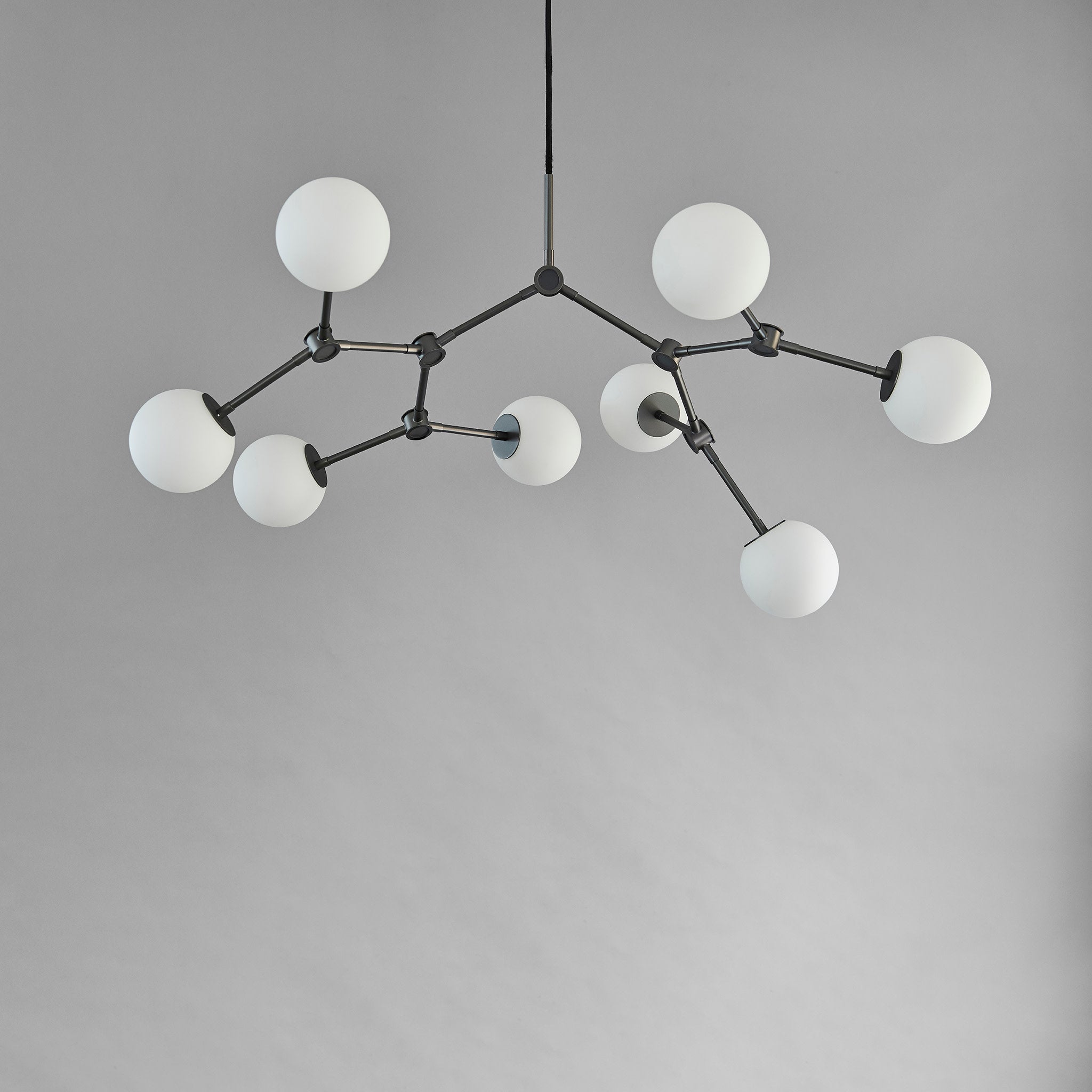 101 Copenhagen - Drop Chandelier Bulp, Mini - Grey - Chandelier