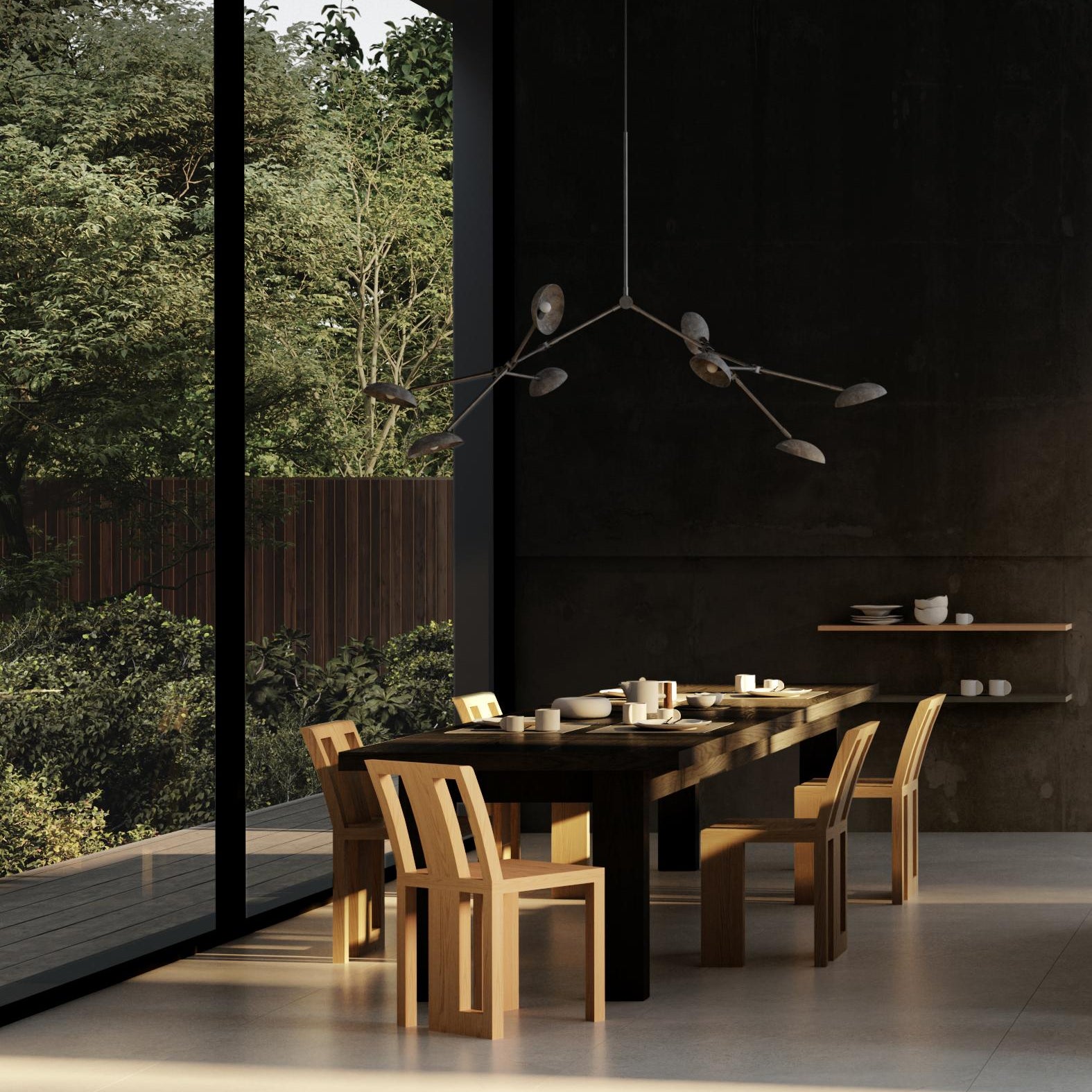 101 Copenhagen - Drop Chandelier - Oxidized - Chandelier