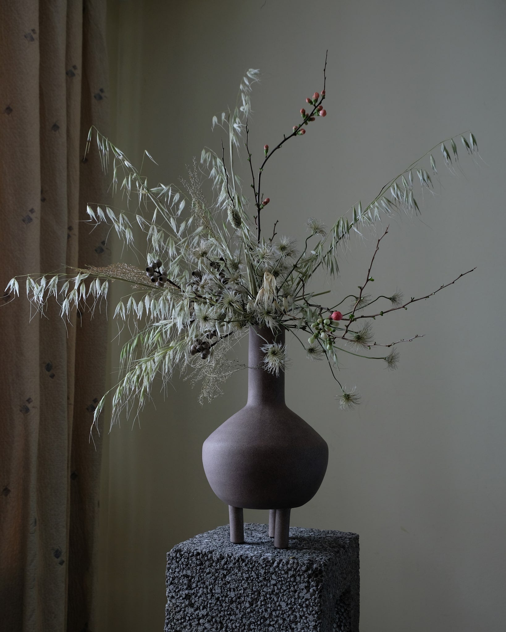 101 Copenhagen - Duck Vase, Fat - Taupe - Vase