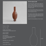 101 Copenhagen - Duck Vase, Slim - Terracotta - Vase
