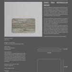 101 Copenhagen - Enkei Tray Rectangular, Medio - Earth - Tray