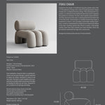 101 Copenhagen - Foku Chair - Taupe (Pallazo 163) - Lounge Chair