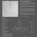 101 Copenhagen - Ghost Chandelier, Big - Neon (5m) - Chandelier