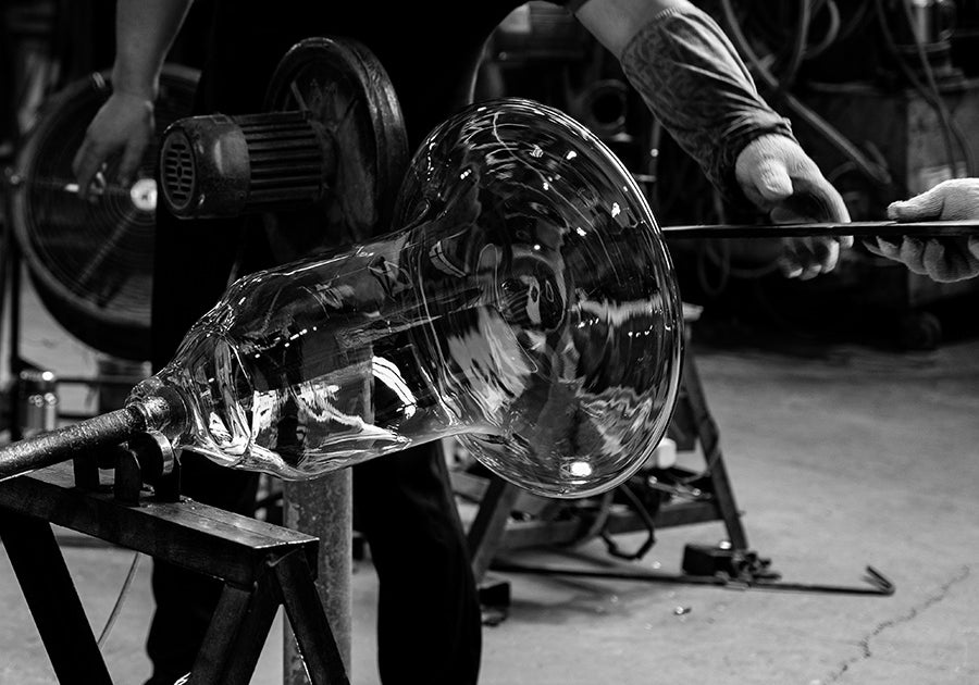Rotating the glass 