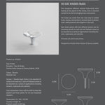 101 Copenhagen - HiHat Knobs, Maxi - Chrome - Knobs
