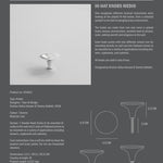 101 Copenhagen - HiHat Knobs, Medio - Chrome - Knobs