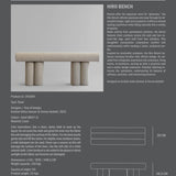 Hiro Bench – Linen