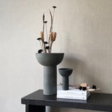 101 Copenhagen - Block Vase, Big - Dark Grey - Archive