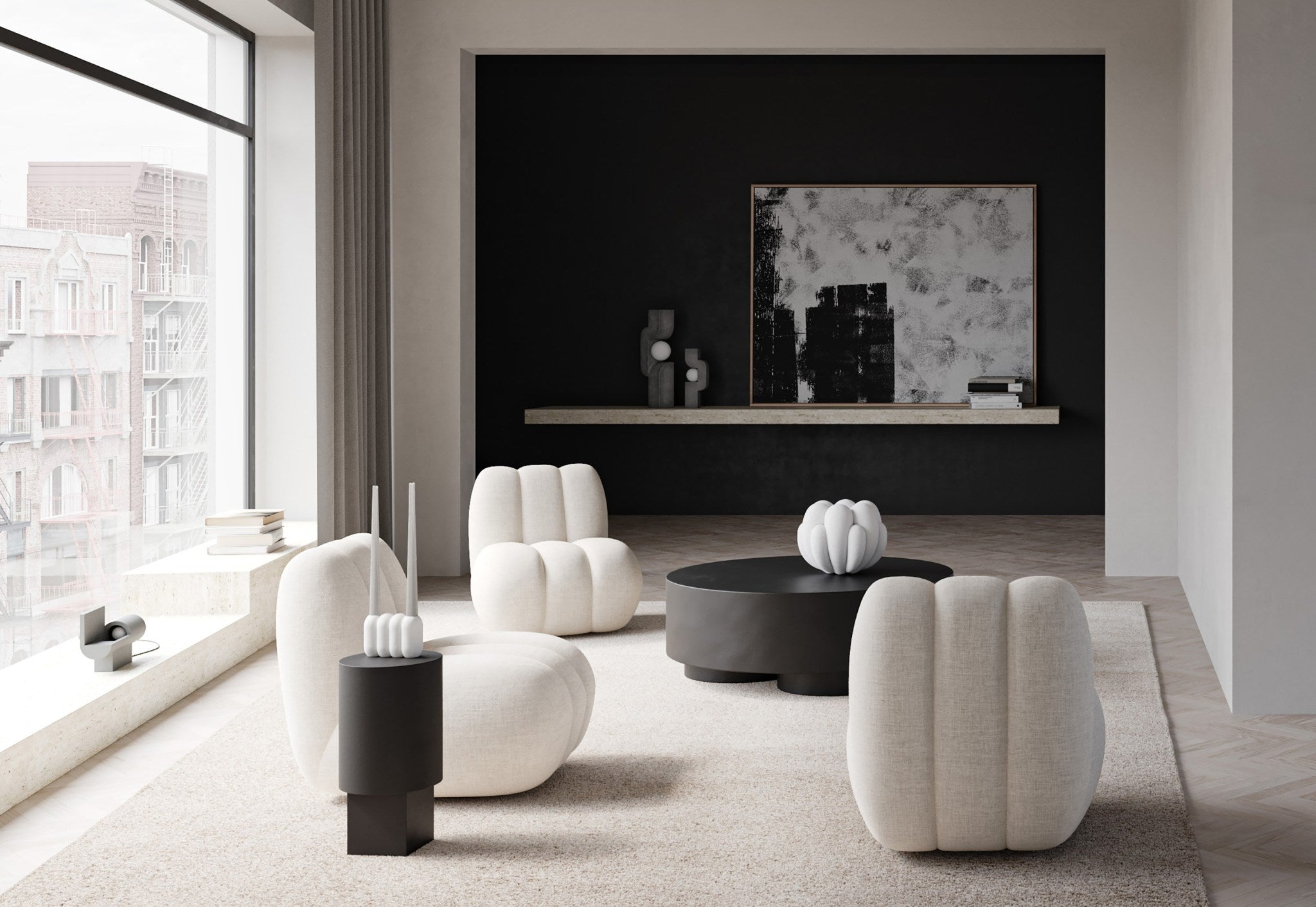 101 Copenhagen - Sitting Man, Big - Dark Grey - Floor Lamp