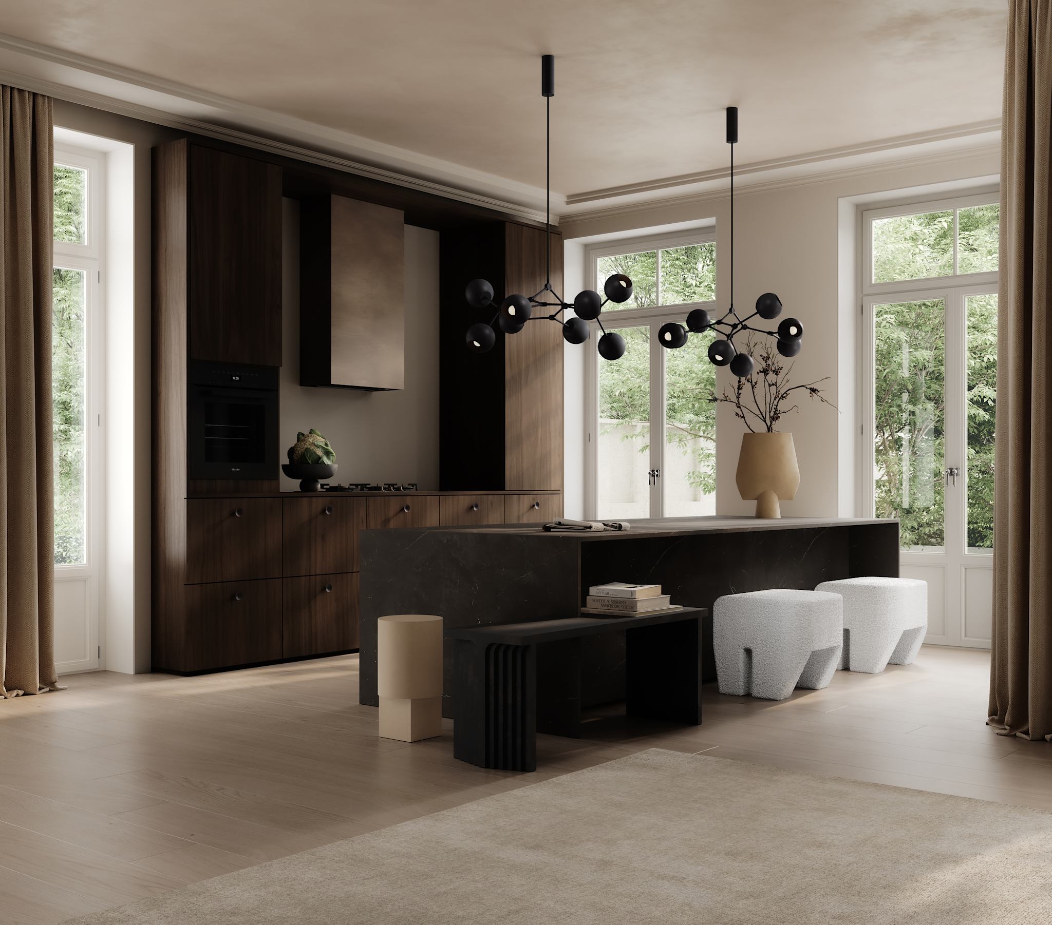 101 Copenhagen - Column Table - Sand - Side Table