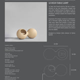 101 Copenhagen - Le Deux Table Lamp - Sand - Table Lamp