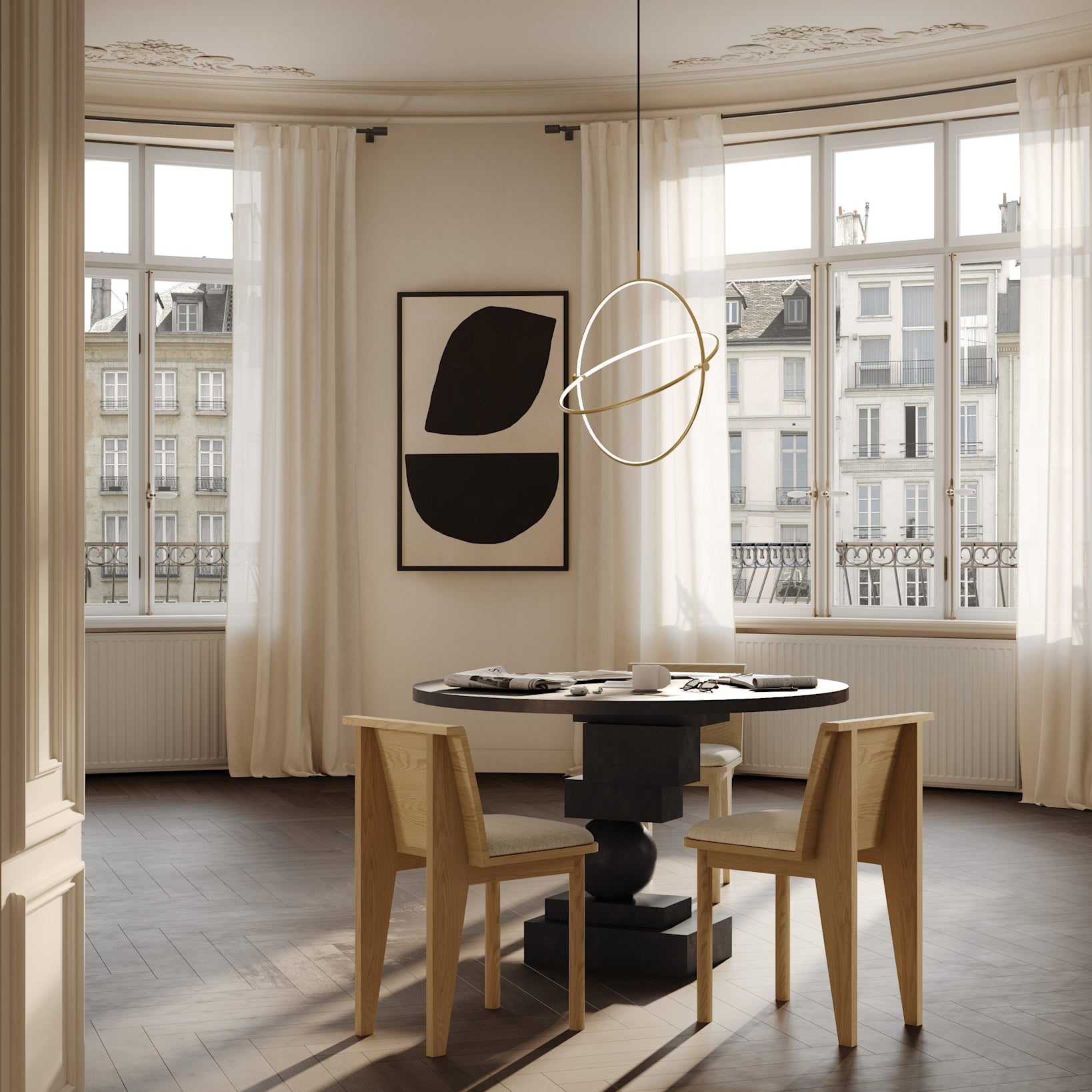 101 Copenhagen - Brutus Slim Dining Chair - Natural Oak - Dining Chair