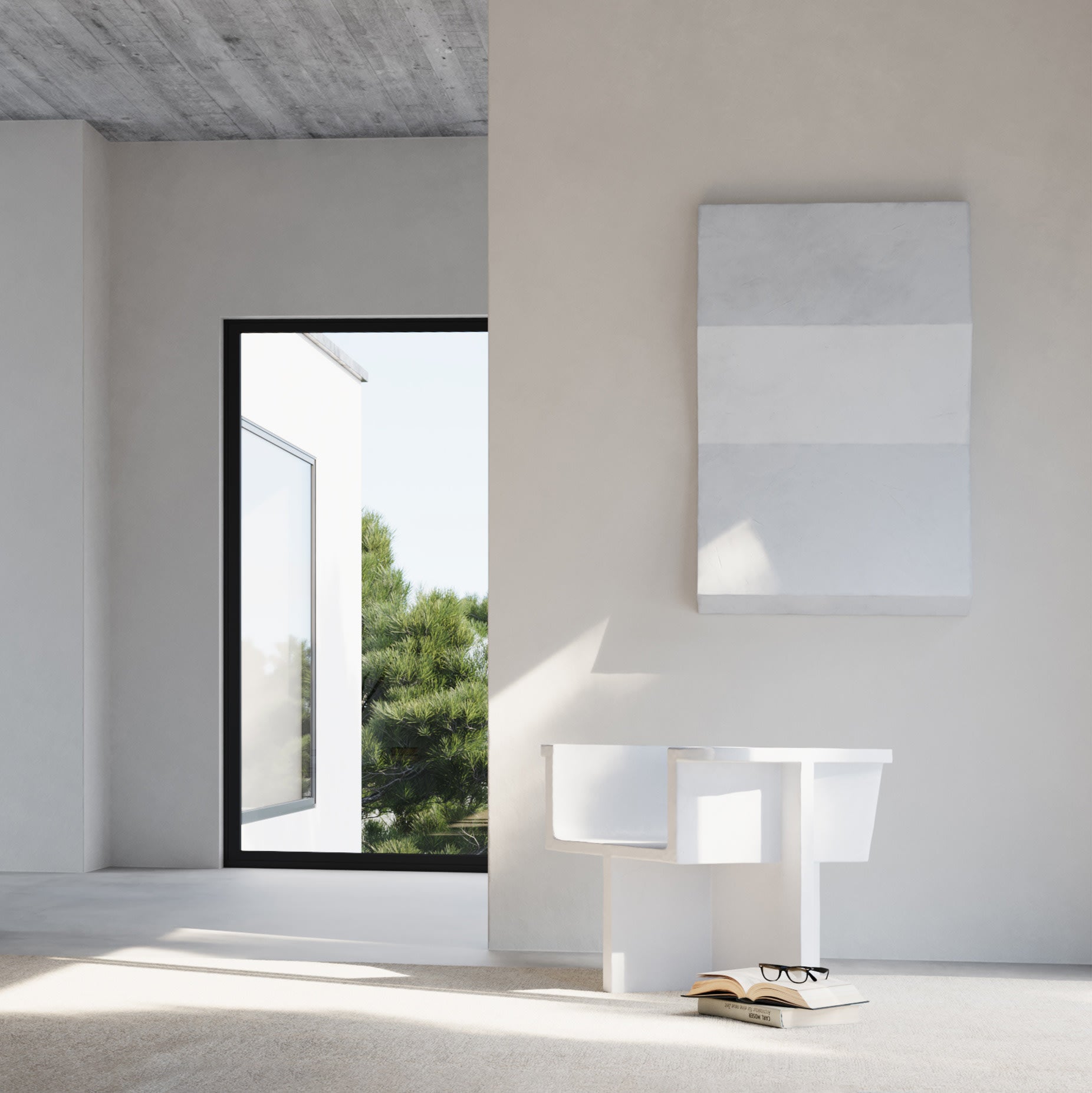 101 Copenhagen - Brutus Lounge Chair - Bone White - Lounge Chair