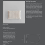 101 Copenhagen - Makura Pillow 11 - Sandshell (Sheepskin) - Pillow