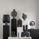 101 Copenhagen - Sphere Vase Square, Hexa - Black - Vase