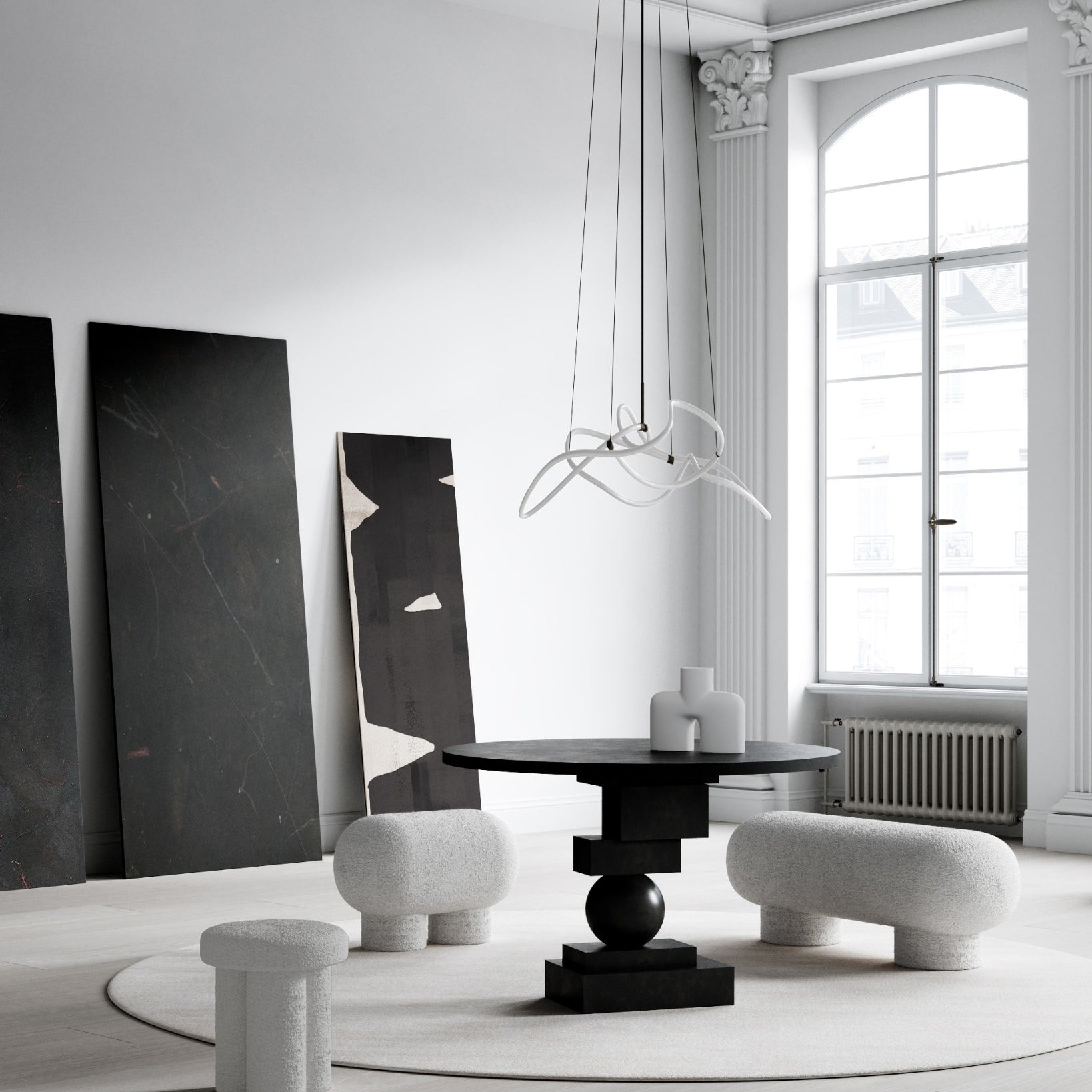 101 Copenhagen - Cobra Vase Uno, Medio - Bone White - Vase