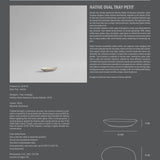 101 Copenhagen - Native Oval Tray, Petit - Birch - Tray