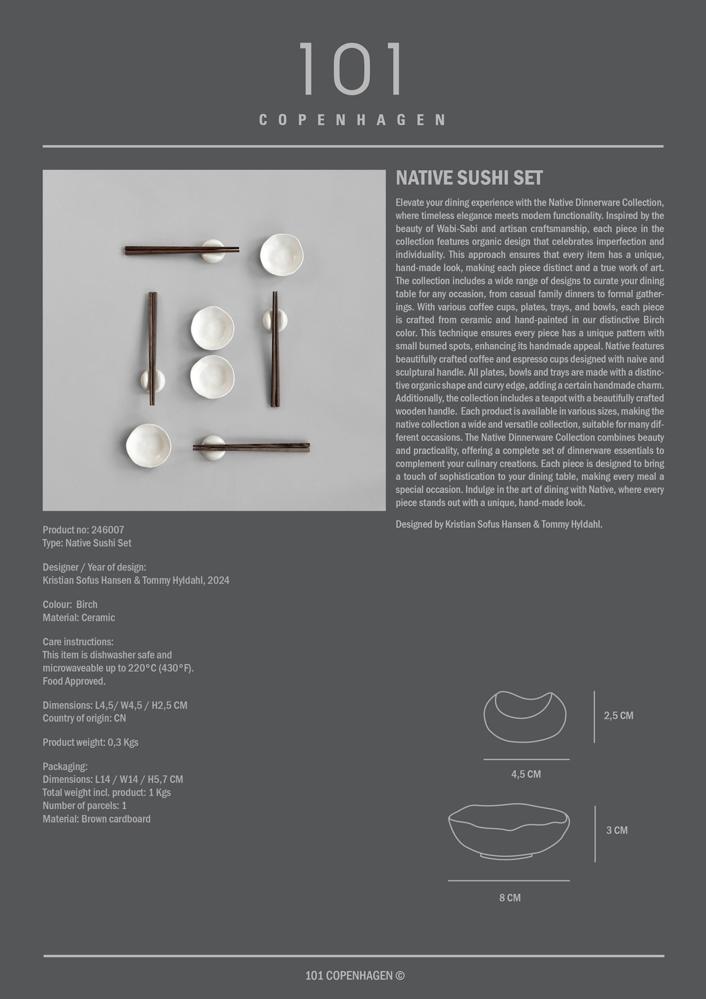 101 Copenhagen - Native Sushi Set - Sushi set