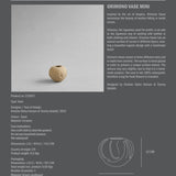 101 Copenhagen - Orimono Vase, Mini - Sand - Vase