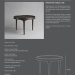 101 Copenhagen - Phantom Table, Low - Burn Antique - Coffee or Side Table