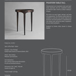 101 Copenhagen - Phantom Table, Tall - Burn Antique - Coffee or Side Table
