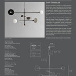 101 Copenhagen - Sahn Chandelier - Bronze - Chandelier