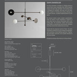 101 Copenhagen - Sahn Chandelier - Bronze - Chandelier