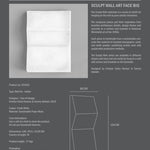 101 Copenhagen - Sculpt Art, Face, Big - Chalk White - Art