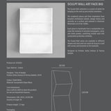 101 Copenhagen - Sculpt Art, Face, Big - Chalk White - Art