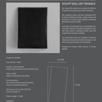 101 Copenhagen - Sculpt Art, Triangle,  Mini - Coffee - Archive