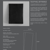 101 Copenhagen - Sculpt Art, Triangle,  Mini - Coffee - Archive