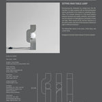 101 Copenhagen - Sitting Man, Mini - Dark Grey - Table Lamp