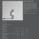101 Copenhagen - Sitting Man, Mini - Dark Grey - Table Lamp