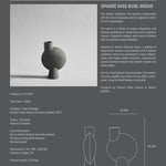 101 Copenhagen - Sphere Vase Bubl, Medio - Dark Grey - Vase
