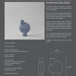 101 Copenhagen - Sphere Vase Bubl, Medio - Light Grey - Archive