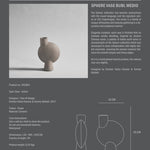 101 Copenhagen - Sphere Vase Bubl, Medio - Taupe - 