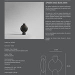 101 Copenhagen - Sphere Vase Bubl, Mini - Coffee - Vase