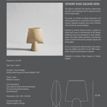 101 Copenhagen - Sphere Vase Square, Mini - Sand - Vase