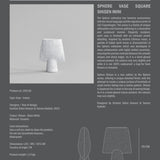 101 Copenhagen - Sphere Vase Square Shisen, Mini - Bone White - Vase