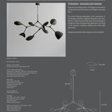 101 Copenhagen - Stingray Chandelier - Burned Black (5m) - Chandelier