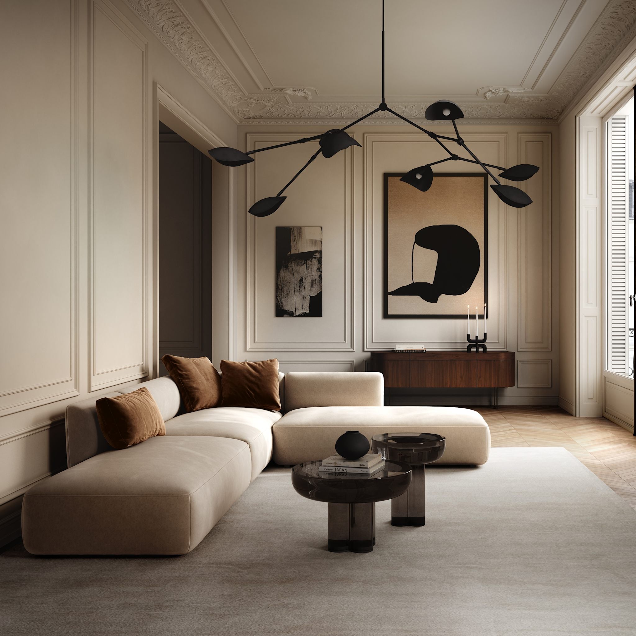101 Copenhagen - Crown Table, Low - Smoked Forest - Coffee or Side Table