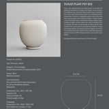 101 Copenhagen - Sunao Plant Pot, Big - Birch - Plant Pot