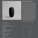 101 Copenhagen - Sunao Vase Slim, Big - Black - Vase