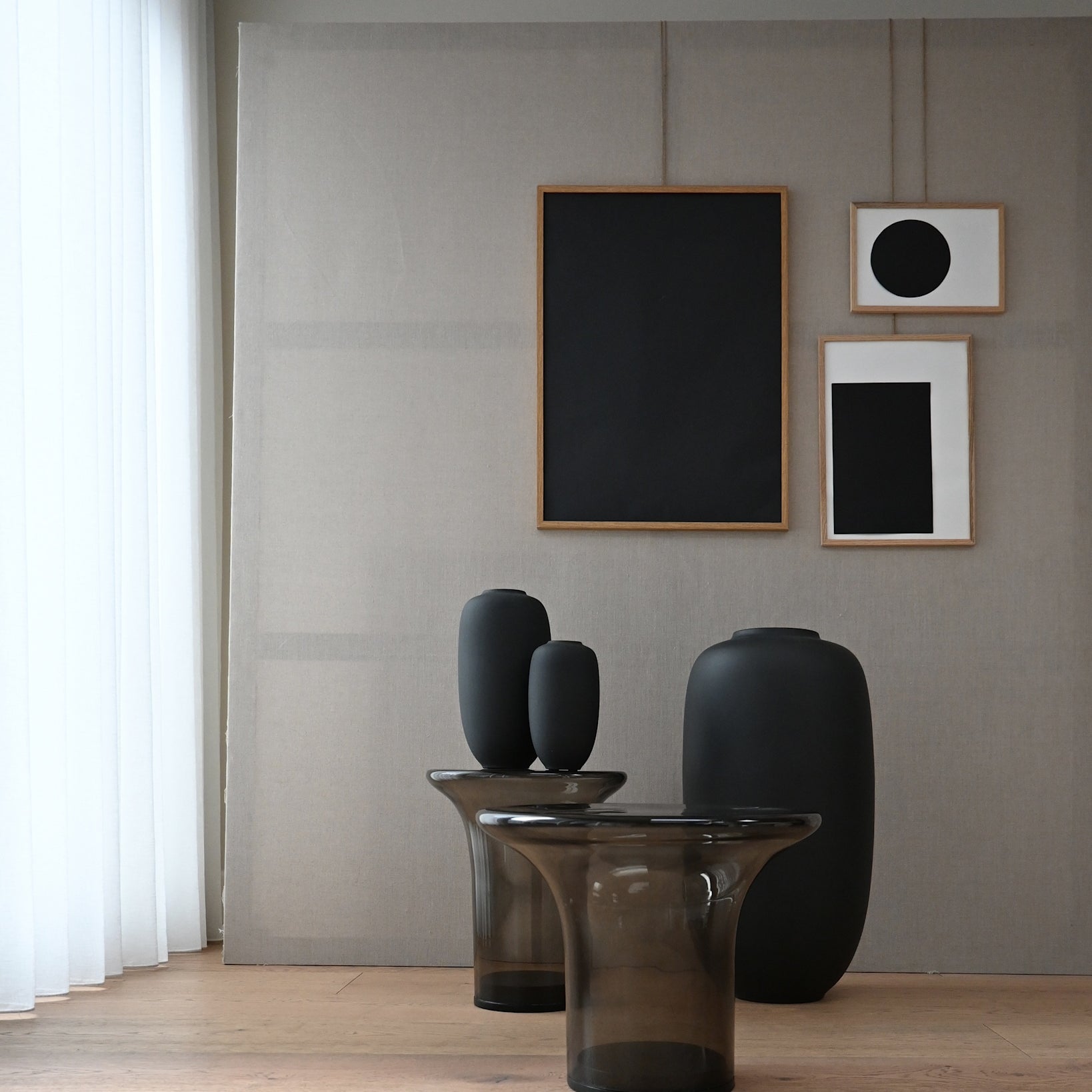 101 Copenhagen - Sunao Vase Slim, Hexa - Black - Vase