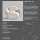 101 Copenhagen - Toe Armchair, Flat - Sandshell (Sheepskin) - Armchair