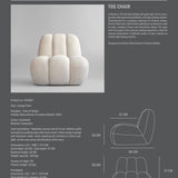 101 Copenhagen Toe Chair - Sandshell Sheepskin style sheet