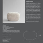 101 Copenhagen - Toe Ottoman - Sandshell (Sheepskin) - Ottoman