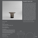 101 Copenhagen - Trumpet Table, Low - Smoked Forest - Coffee or Side Table