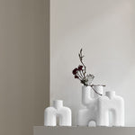 101 Copenhagen - Cobra Vase Double, Mini - Bubble White - Vase