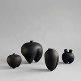 Sumo Vase, Horns - Coffee